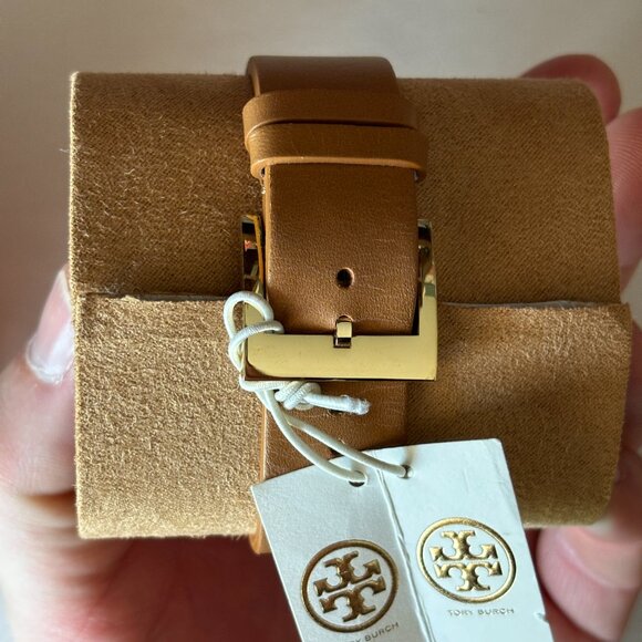 NWT & Box Tory Burch Reva Ivory Dial 38 MM Ladies Watch 4020